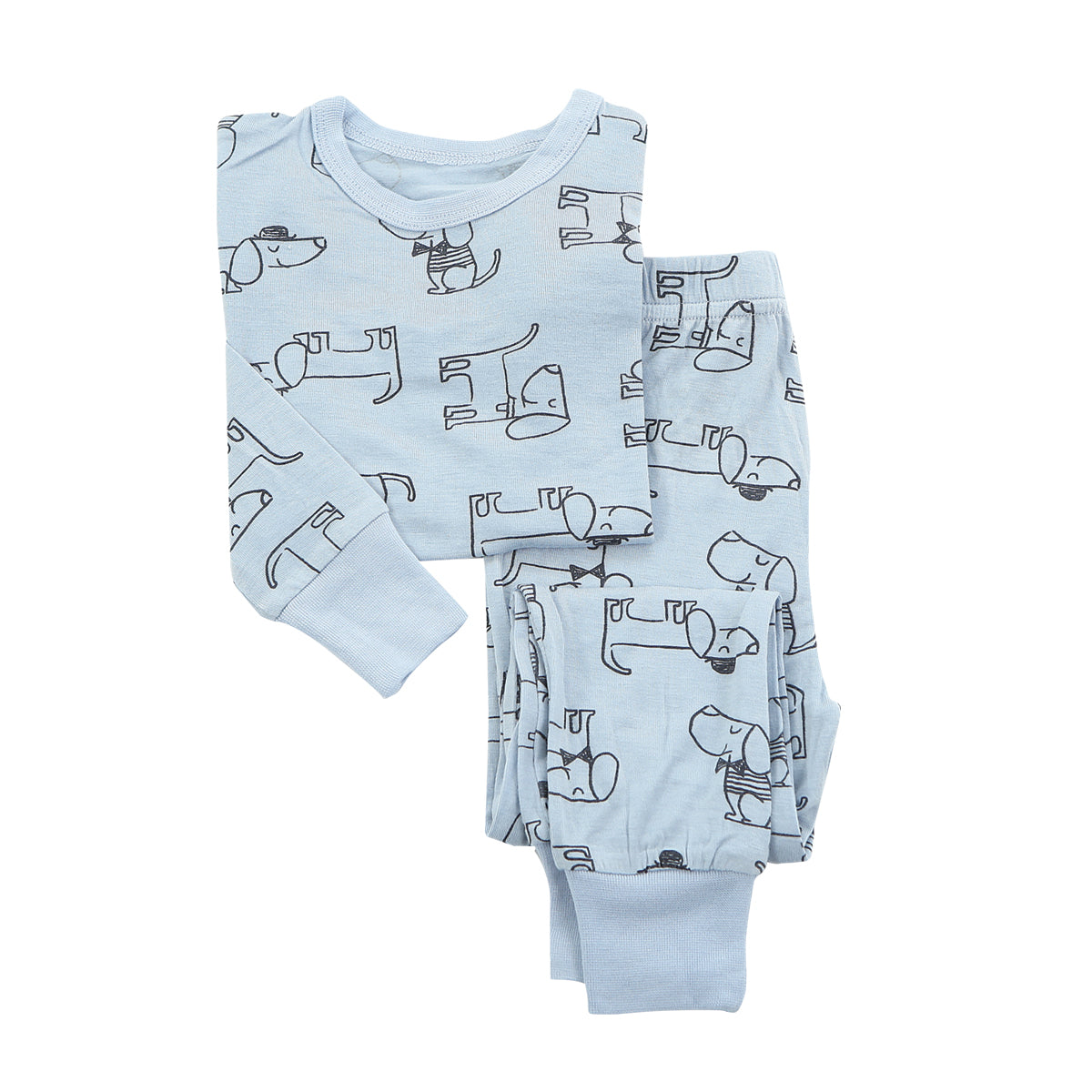 Dog Print Bamboo PJ Set