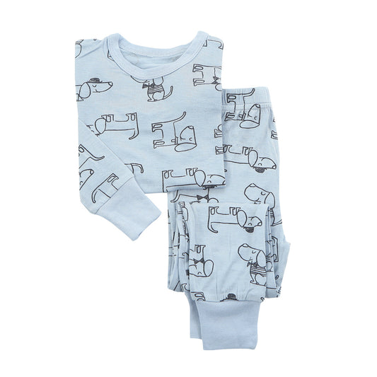 Dog Print Bamboo PJ Set