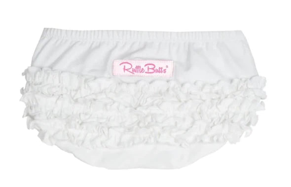 Knit Rufflebutt-White