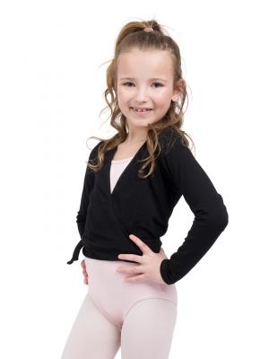 Children's Wrap Top - Black
