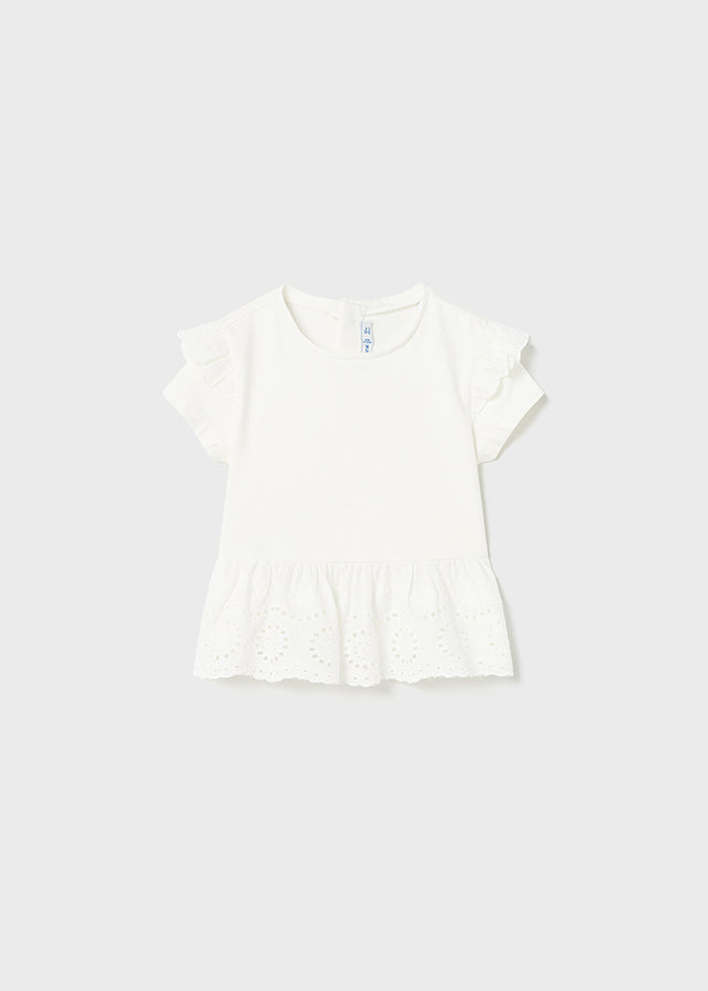 White Eyelet Shirt