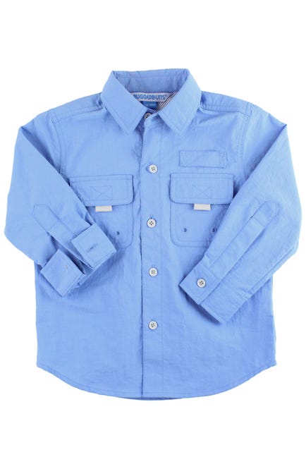 Blue Sun Protective Button Down