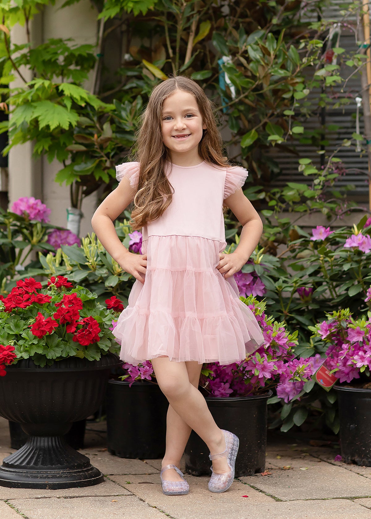 Blooms & Blossoms Tulle Dress