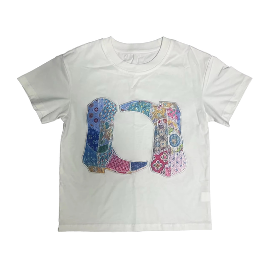 Patchwork Boots Tee