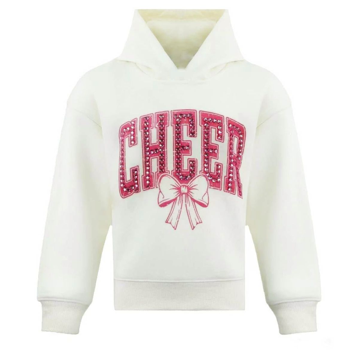 Crystal Bow Cheer Sweatshirt