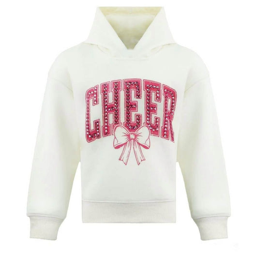 Crystal Bow Cheer Sweatshirt