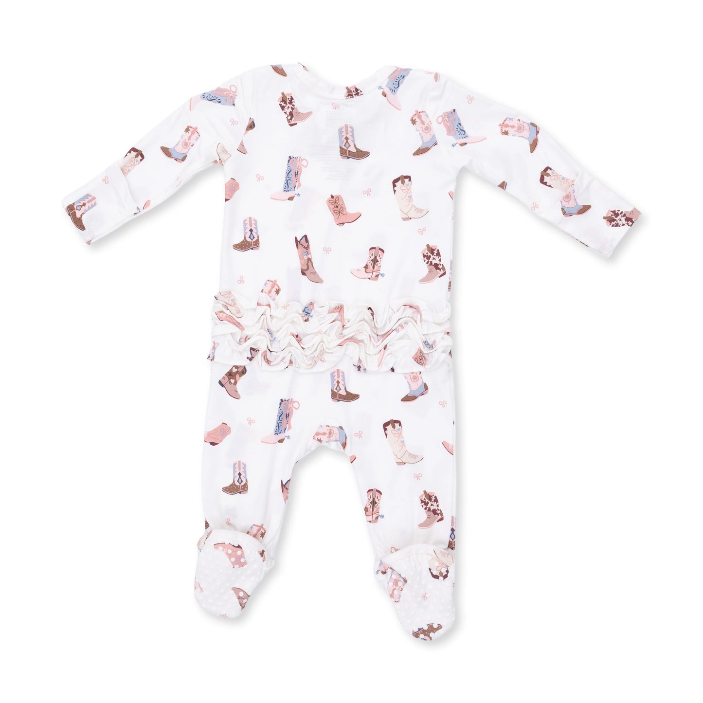 Buckaroo Boots Ruffle Footie