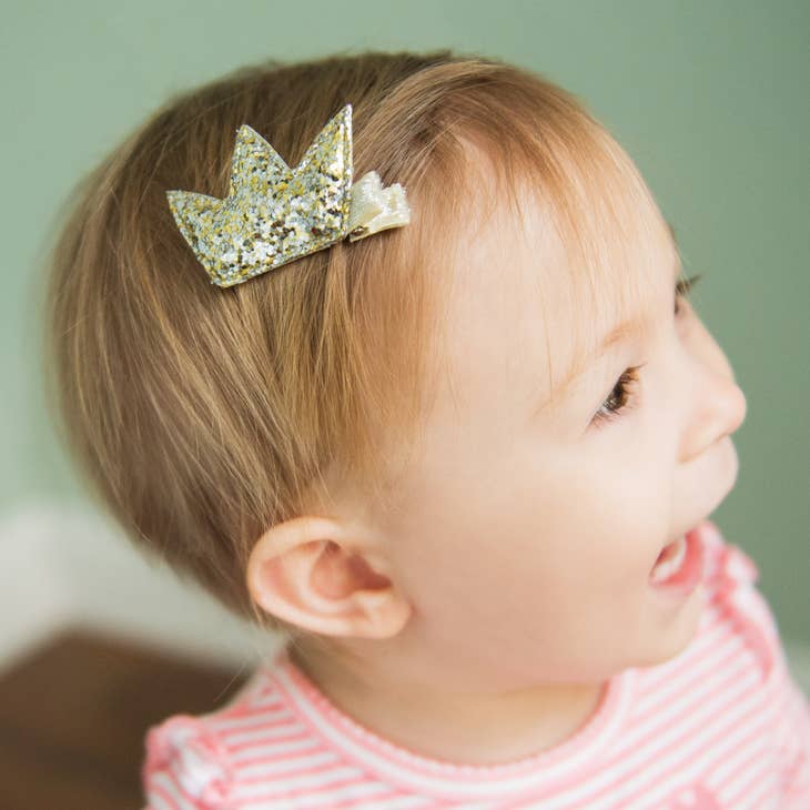 Sparkle Crown Clips