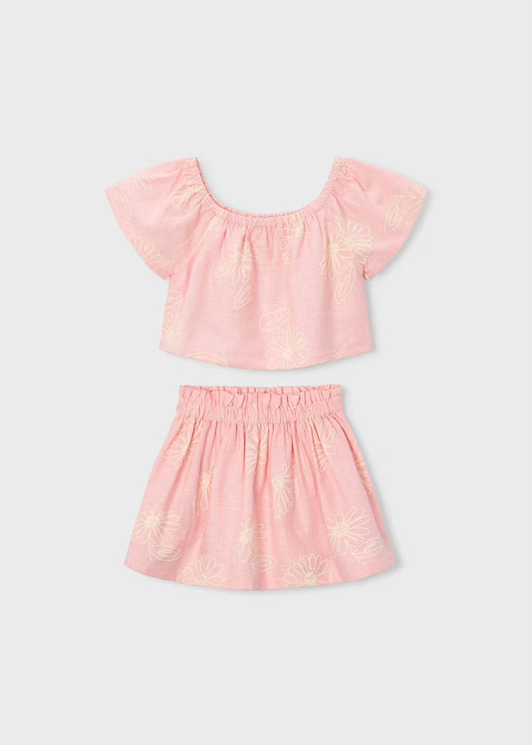 Blossom Pink Skirt Set