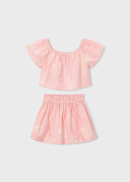 Blossom Pink Skirt Set