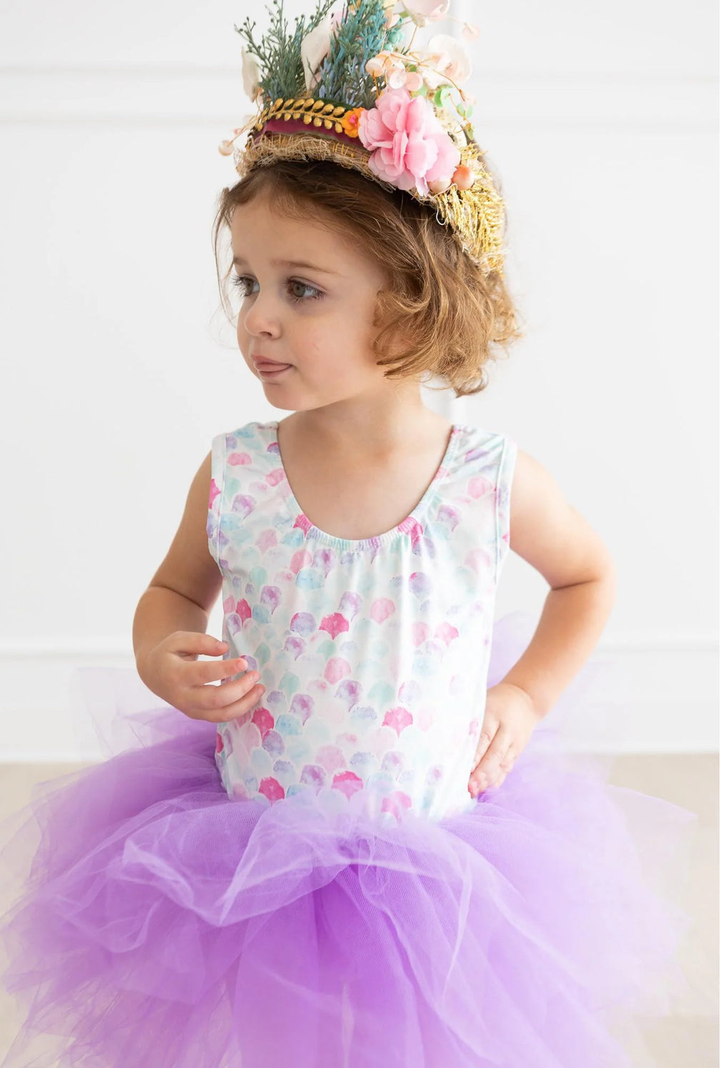 Mermaid Scales Tank Tutu Leotard