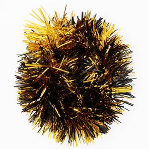 Tinsel Scrunchie-BLK GLD