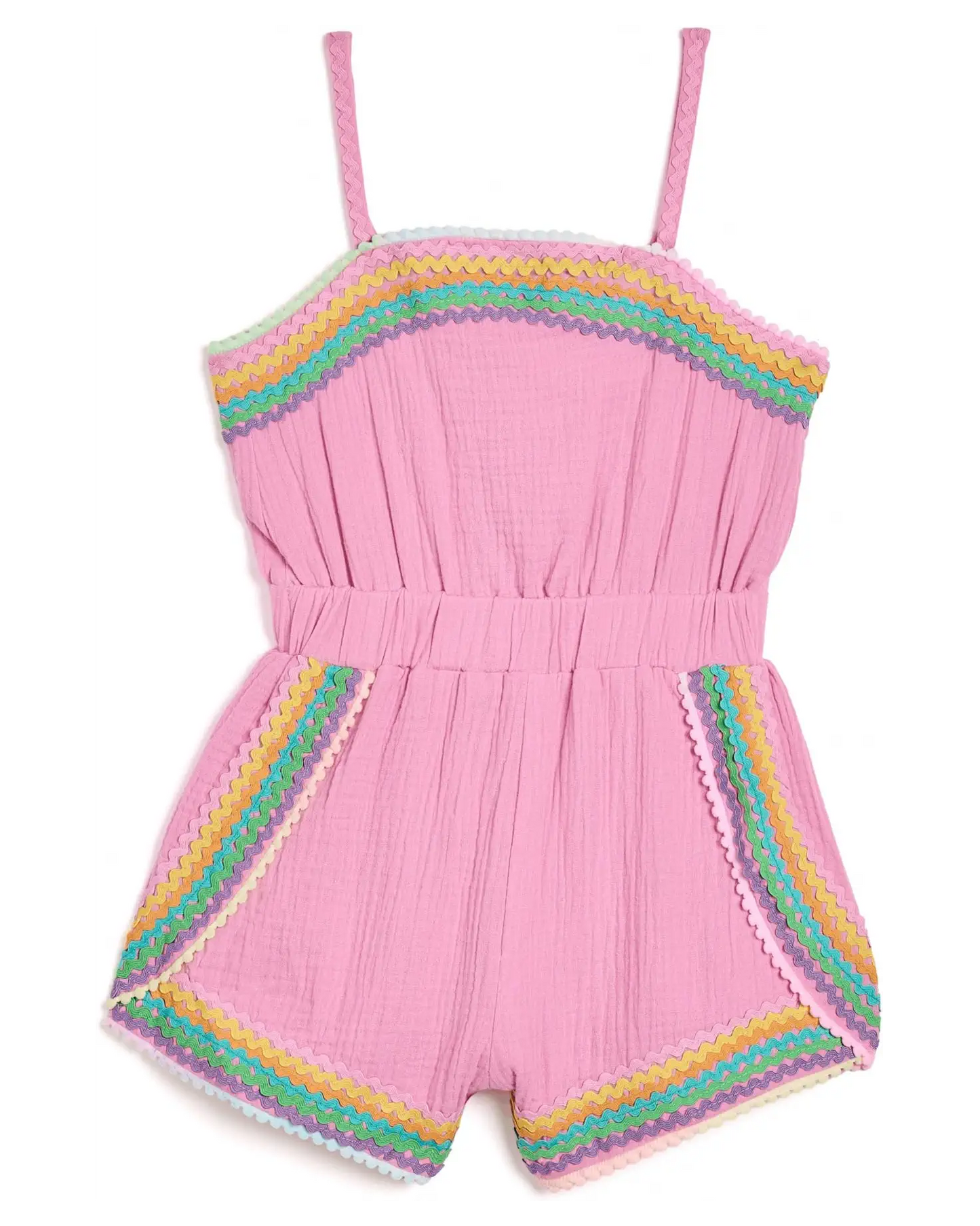 Pink Rainbow Summer Romper
