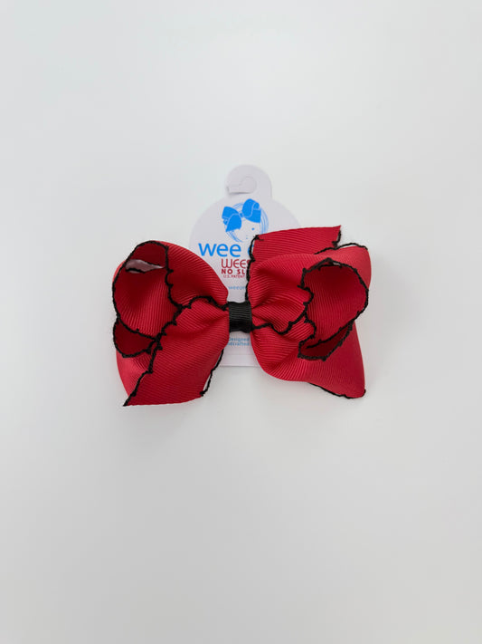 MED Moonstich Bow - RED/BLK