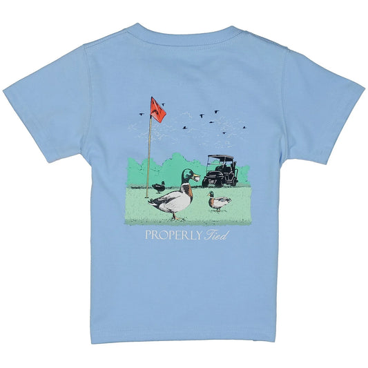 Fowl Play SS Tee - Light Blue