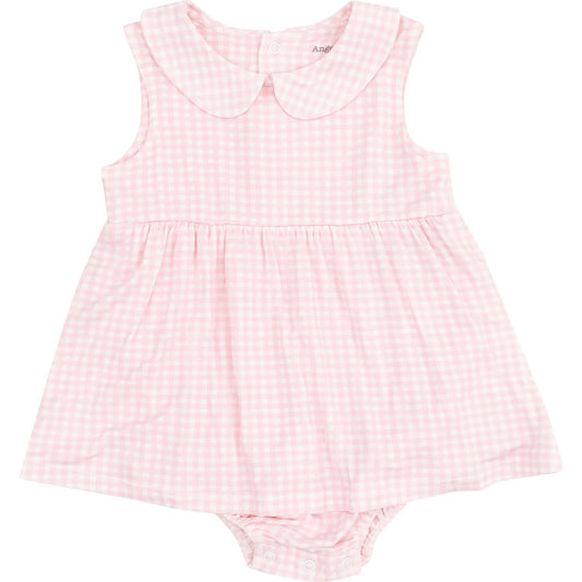 Gingham Pink Bubble Dress