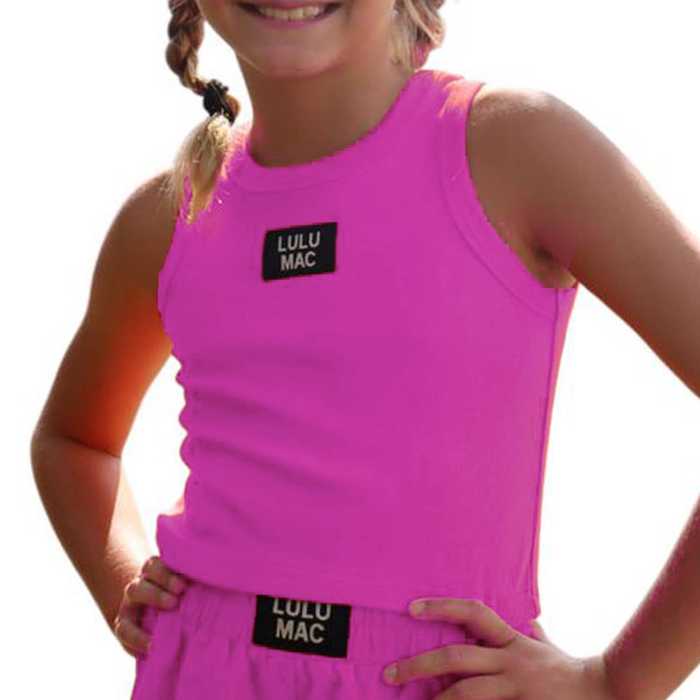 Solid Tank-Hot Pink
