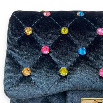 Black Velvet Purse