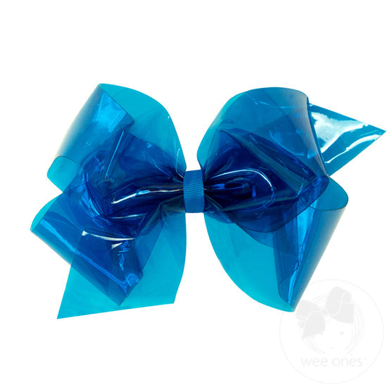 MED Splish Splash Vinyl Bow-Blue