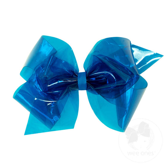 MED Splish Splash Vinyl Bow-Blue