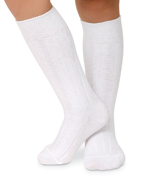 Classic Cable Knee High Socks