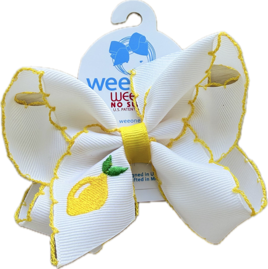 MED Moonstitch Bow-Lemon