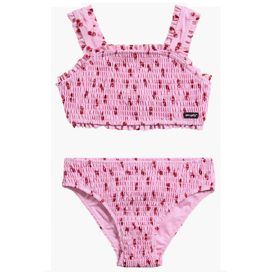 2-Piece Rib Swim-Pink