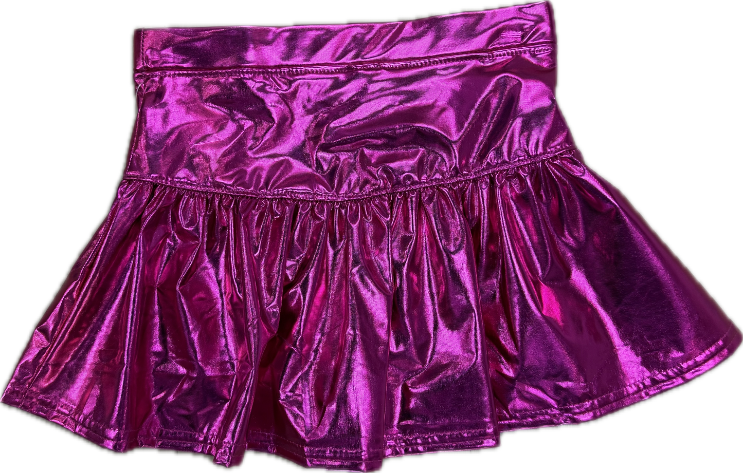 Metallic Skort-Hot Pink