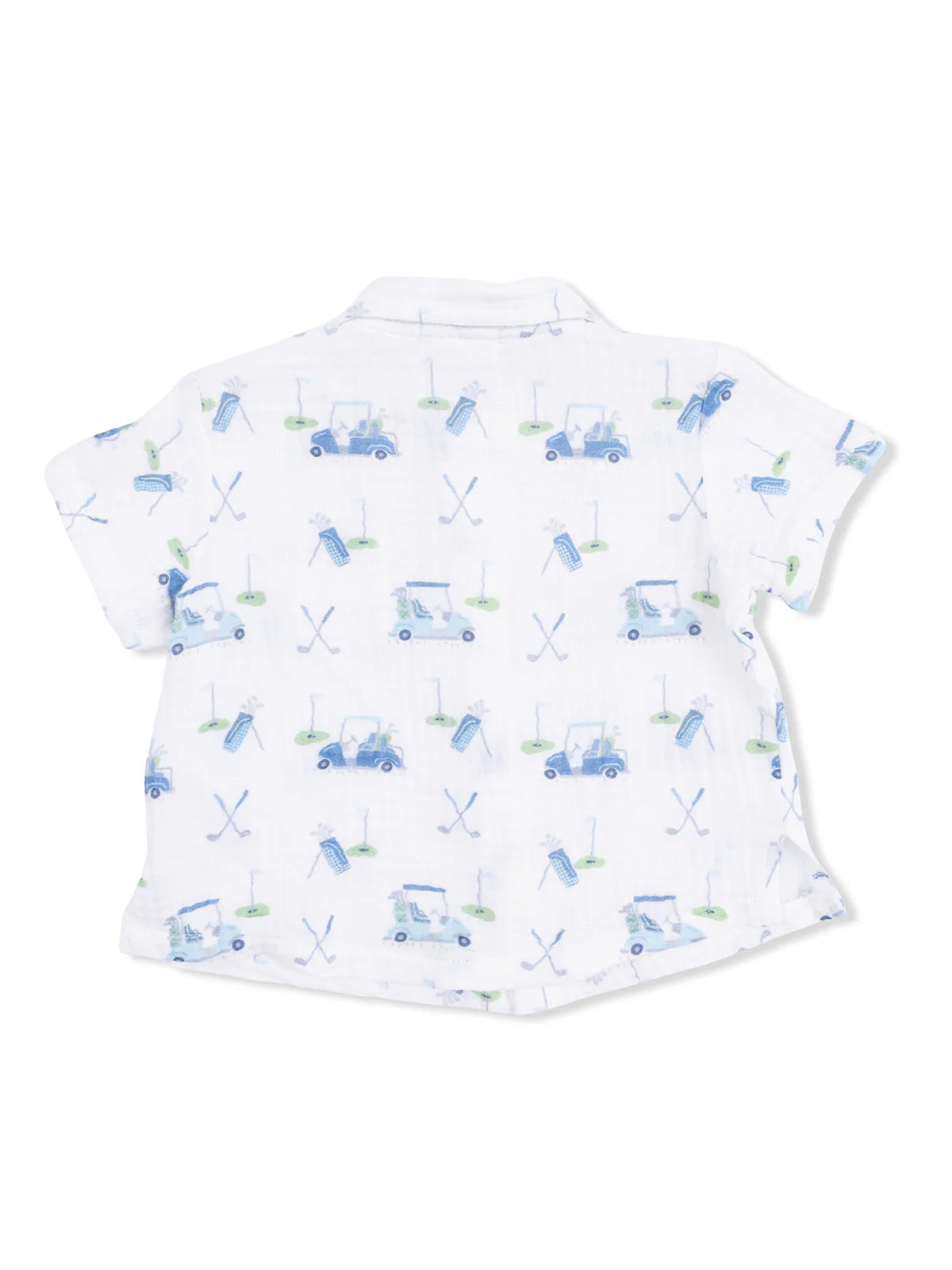Baby Golf Cart Button Shirt & Shorts