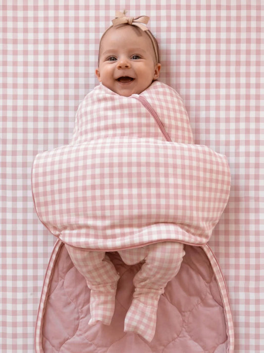 1.0 TOG Swaddle-Pink Gingham