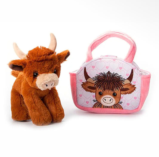 Purse & Plush-Highland Cow