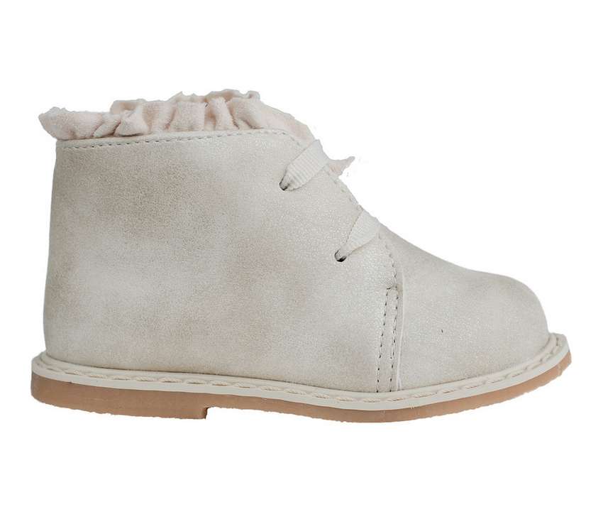 Ivory Shimmer Hi-Top w/Ruffles