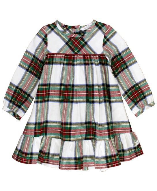 L/S Plaid Dress