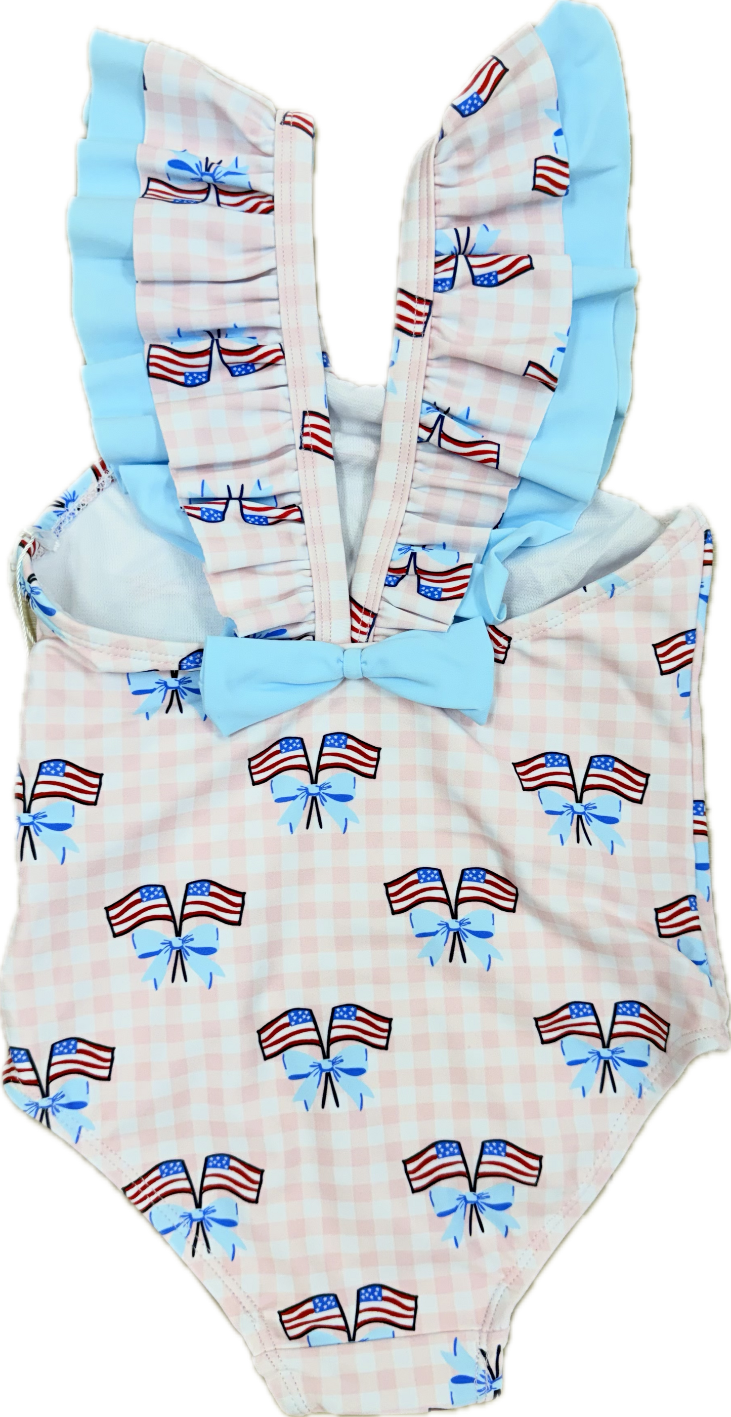 Pink Patriotic One Piece