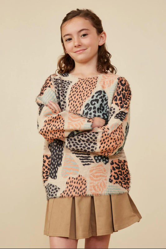 Animal Print Sweater