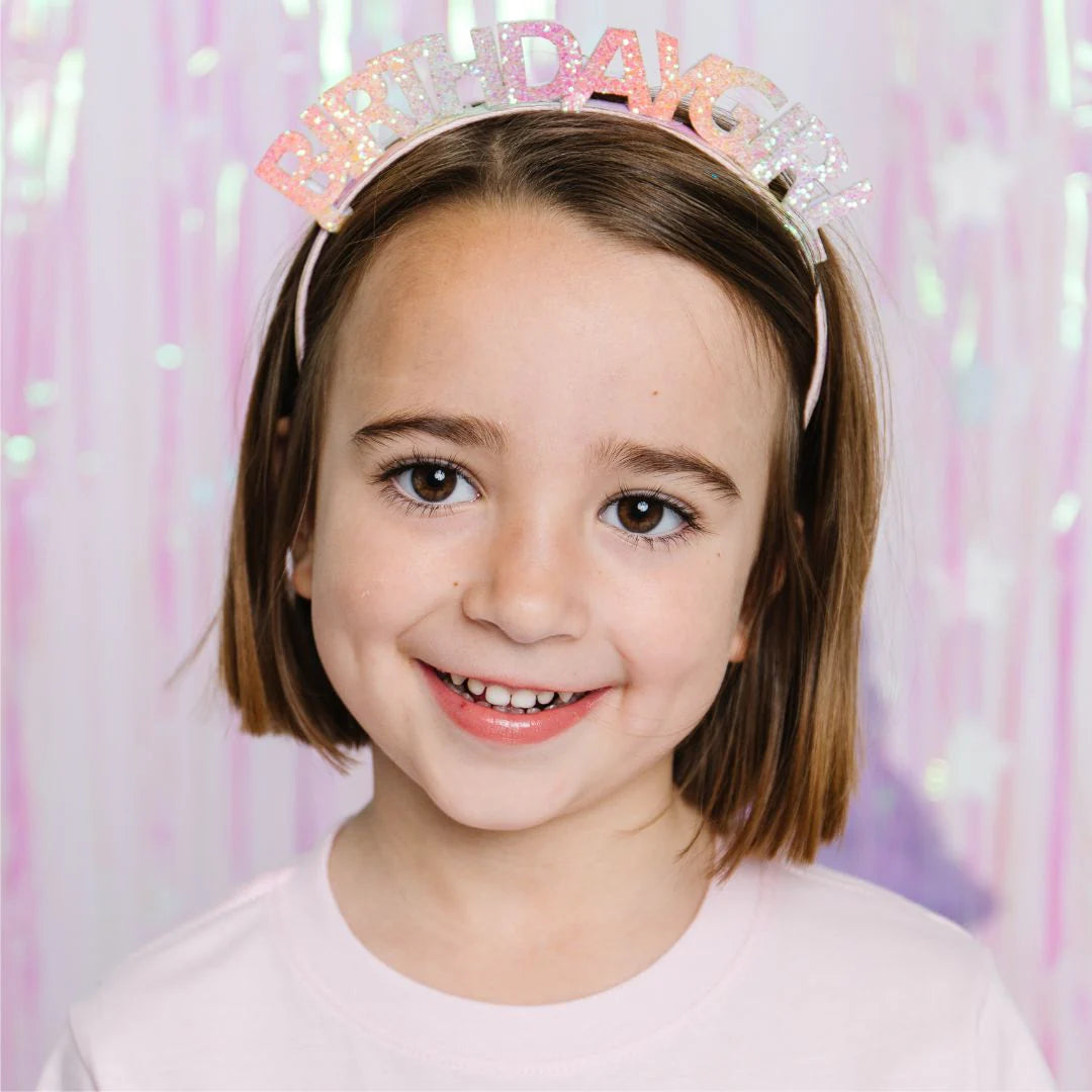 Pastel Rainbow Bday Headband