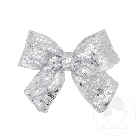 MED Sequins Bowtie-SIL