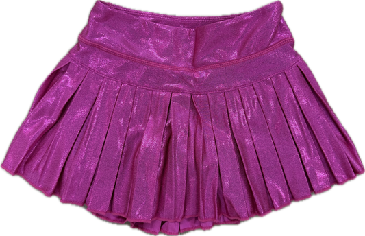 Mini Pleated Skort-Hot Pink