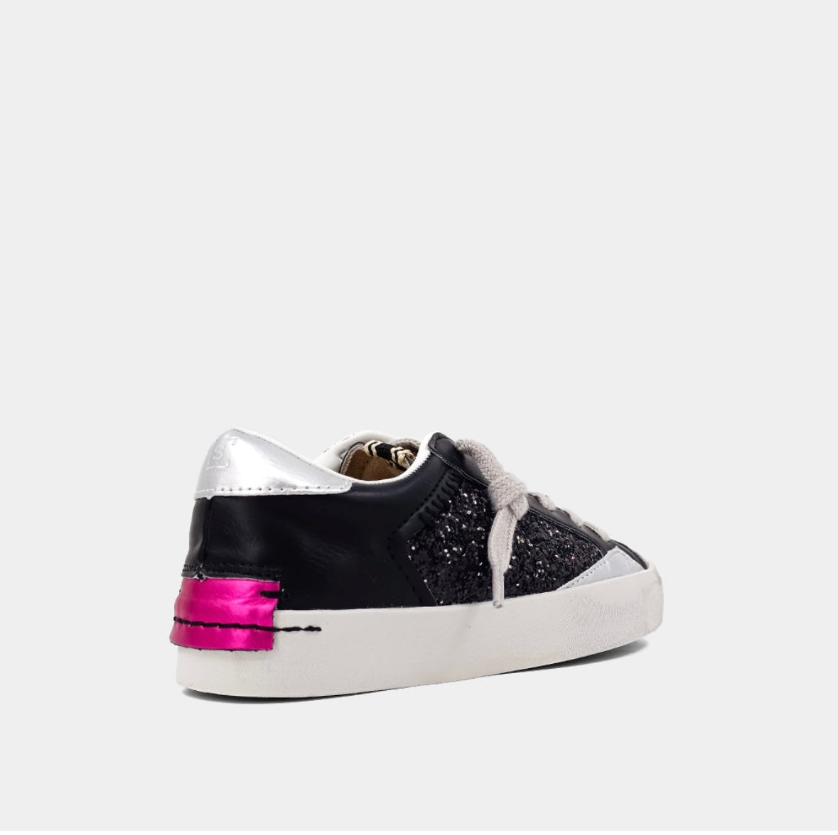 Ruby Sneaker-Black Glitter