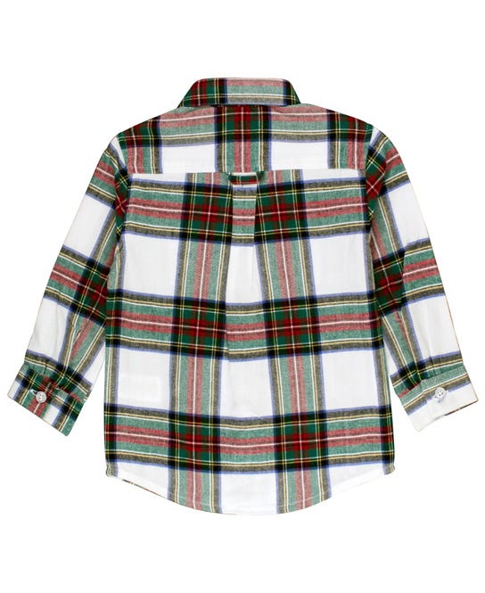 L/S Plaid Button Up