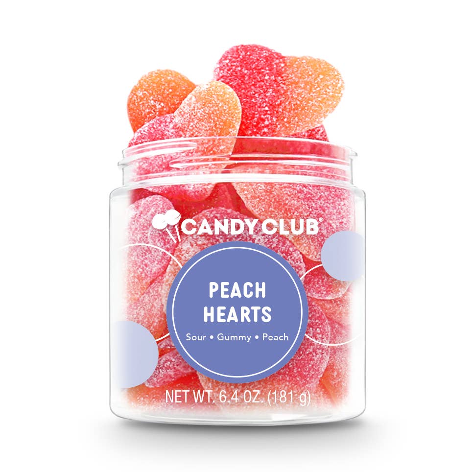 Peach Hearts Candy