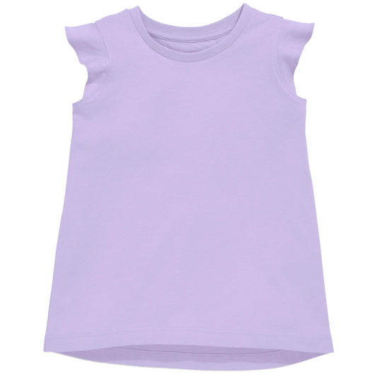 Ruffle Shirt-Lavender