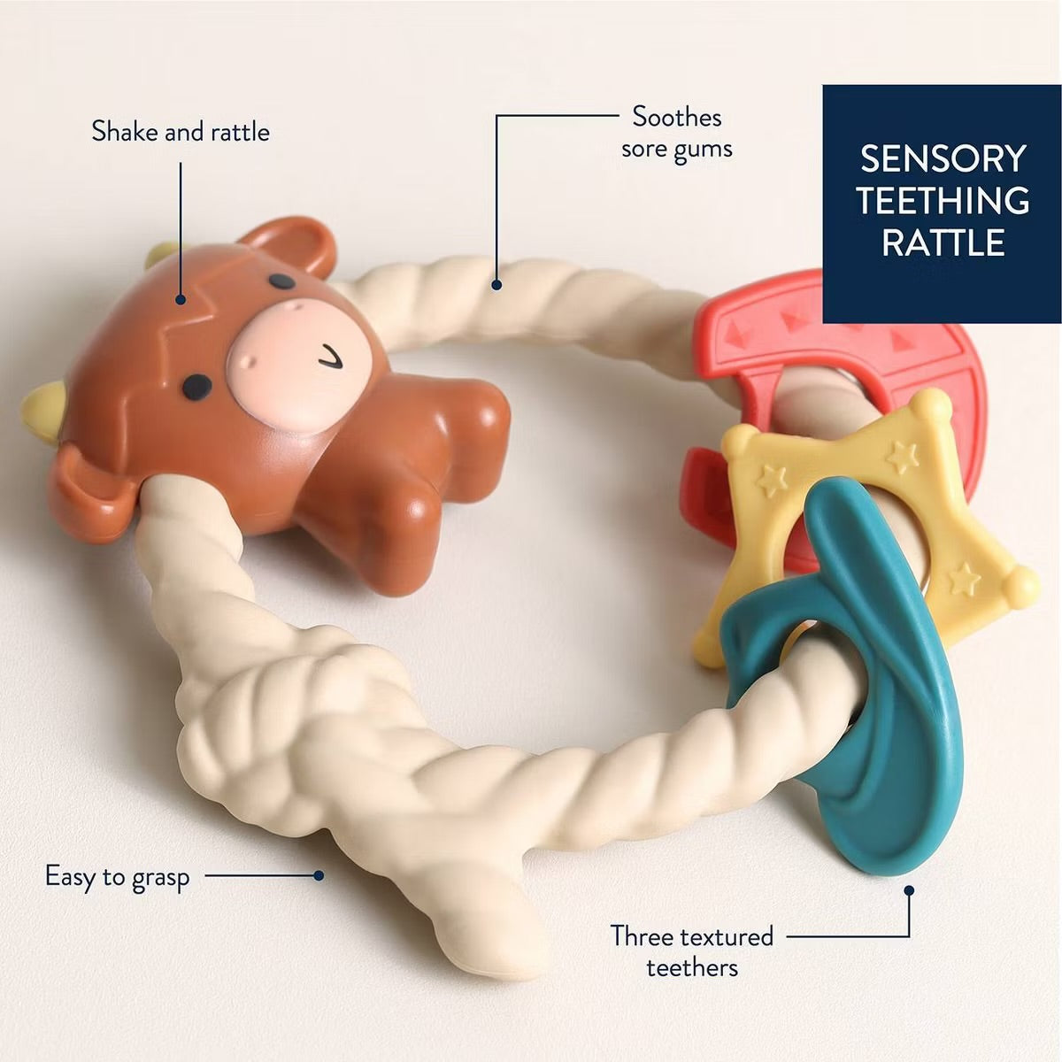 Ritzy Rattle Highland Cow