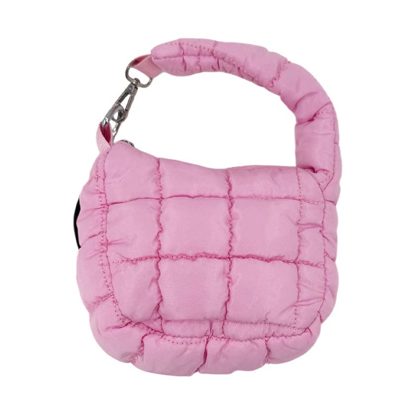 Puffer Quilted Mini Puffer-Pink
