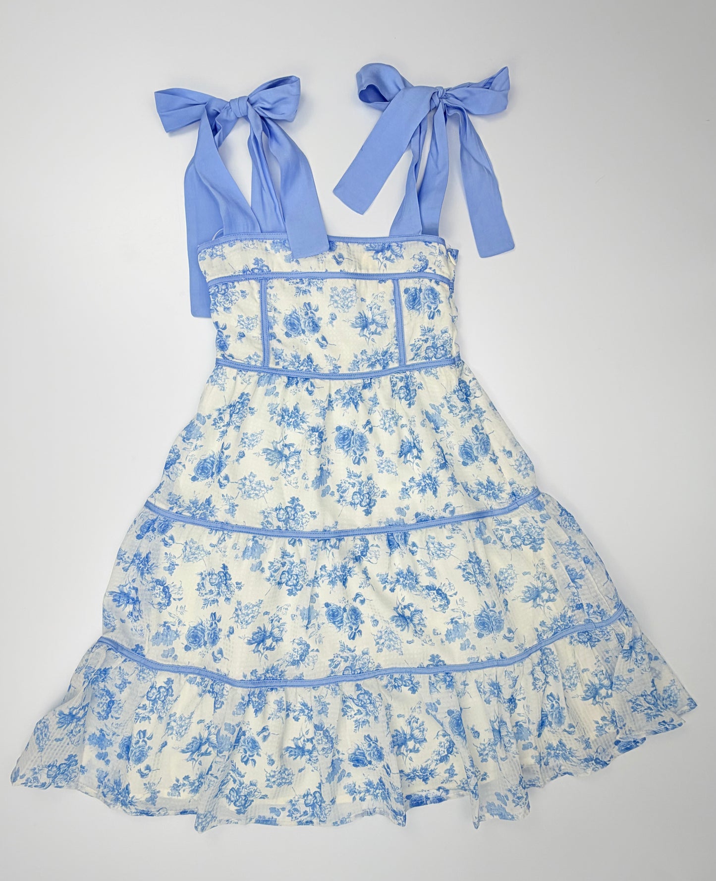 Floral Dress-Light Blue