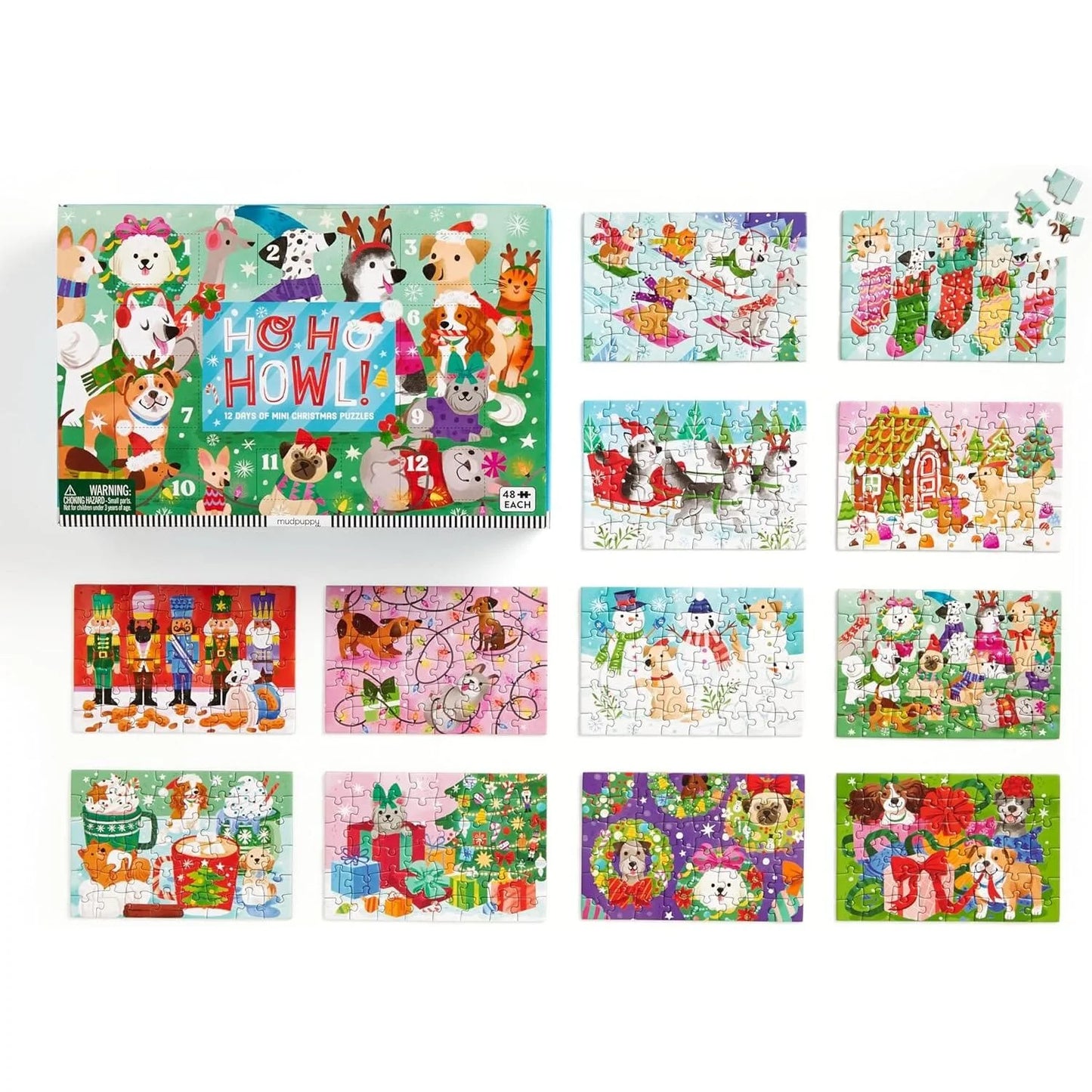 Ho Ho Howl 12 Days of Mini Puzzles