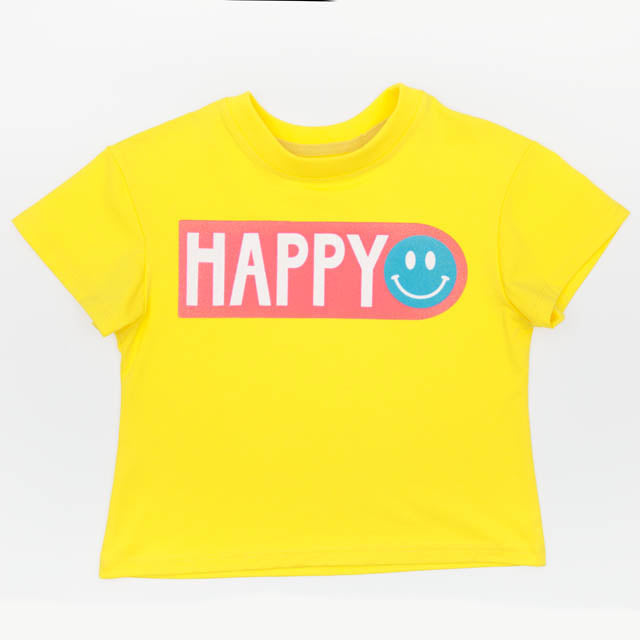 Glitter Happy Boxy T