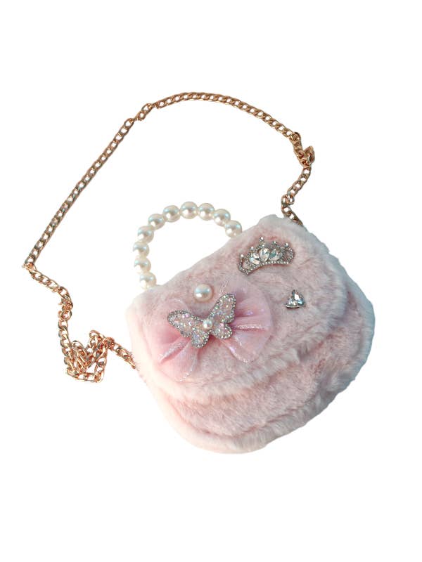 Butterfly Furry Purse