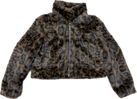 Faux Fur Leopard Jacket