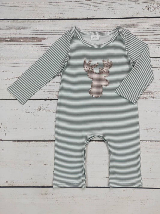 Striped Deer Romper